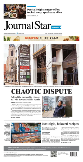 Cover of Journal Star (Peoria)