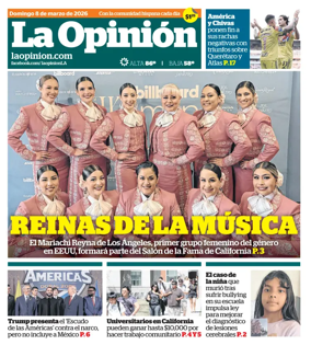 Cover of La Opinion