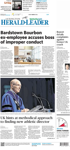 Cover of Lexington Herald-Leader (Sunday)