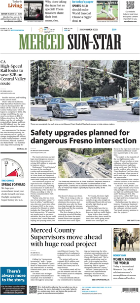 Cover of Merced Sun-Star (Weekend)