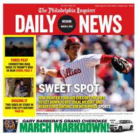 Cover of Philadelphia Daily News