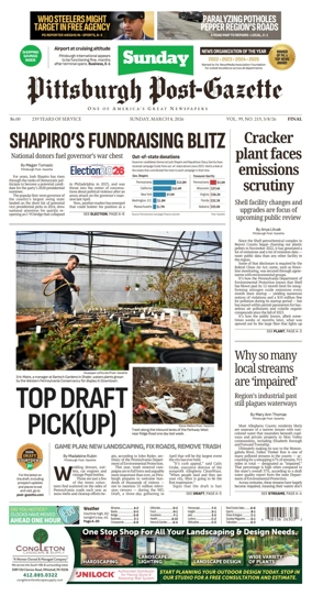 Cover of Pittsburgh Post-Gazette