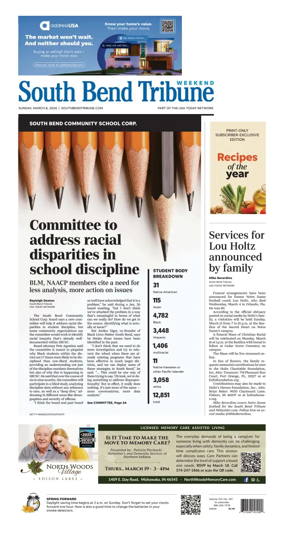 Cover of South Bend Tribune