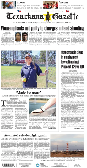 Cover of Texarkana Gazette