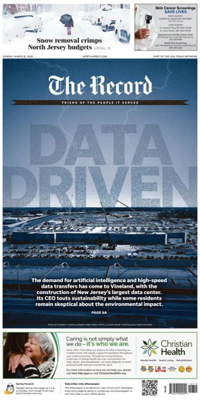 Cover of The Bergen Record