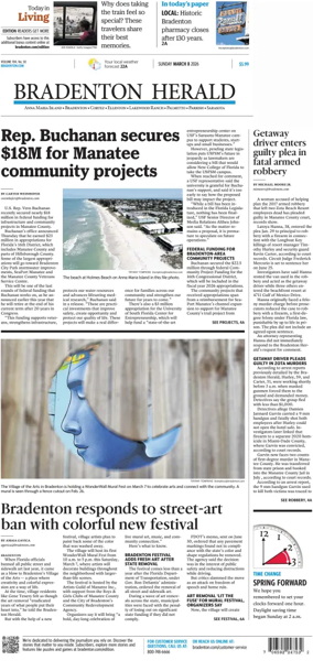 Cover of The Bradenton Herald (Sunday)