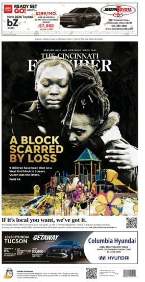 Cover of The Cincinnati Enquirer