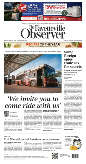 Cover of The Fayetteville Observer