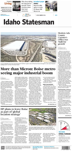Cover of The Idaho Statesman (Sunday)