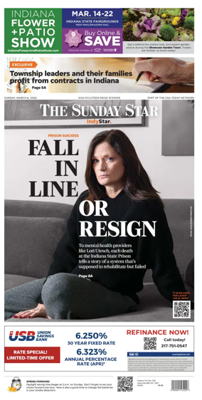 Cover of The Indianapolis Star