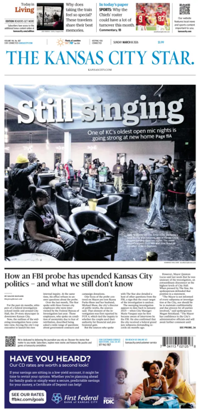 Cover of The Kansas City Star (Sunday)
