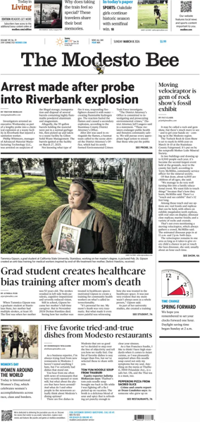 Cover of The Modesto Bee (Sunday)