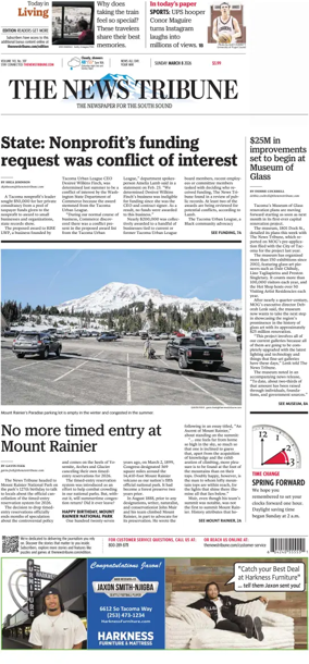 Cover of The News Tribune