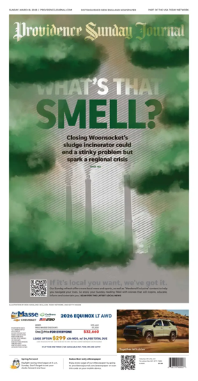 Cover of The Providence Journal