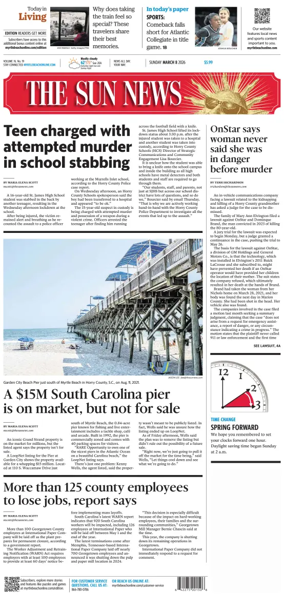 Cover of The Sun News (Sunday)