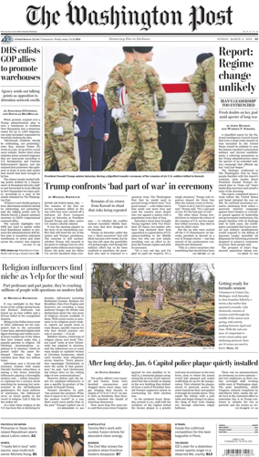 Cover of The Washington Post Sunday