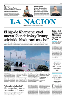 Cover of La Nacion