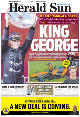 Cover of Herald Sun