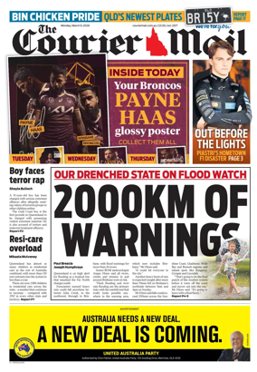 Cover of The Courier-Mail