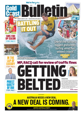 Cover of The Gold Coast Bulletin