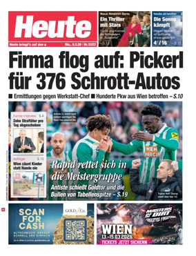 Cover of Heute - Wien Ausgabe