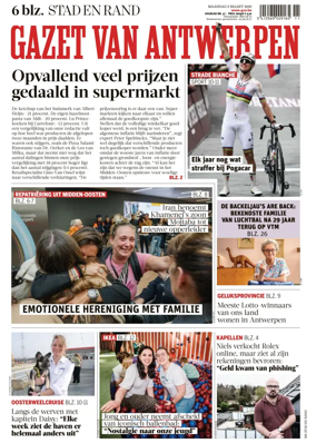 Cover of Gazet van Antwerpen Stad en Rand