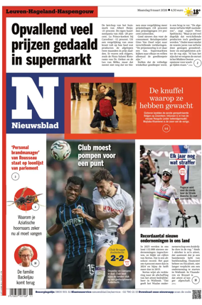 Cover of Het Nieuwsblad