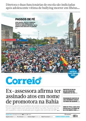 Cover of Correio da Bahia