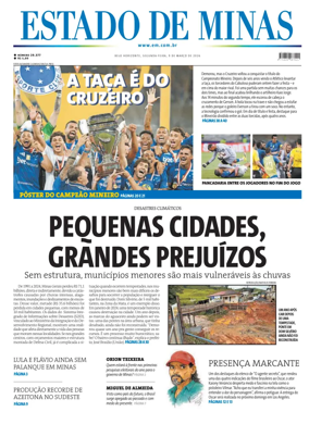 Cover of Estado de Minas (Brazil)