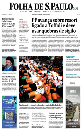 Cover of Folha de S.Paulo