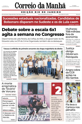 Cover of Jornal Correio da Manha