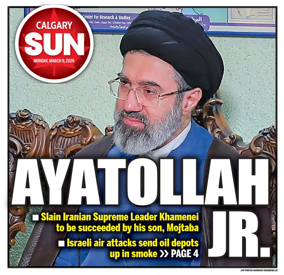 Cover of Calgary Sun