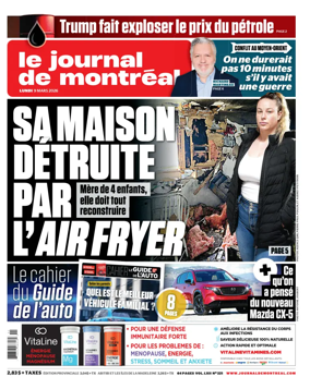 Cover of Le Journal de Montreal