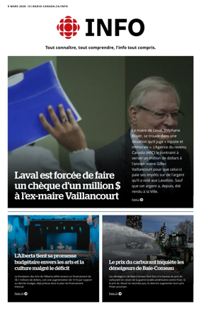 Cover of Radio-Canada Info