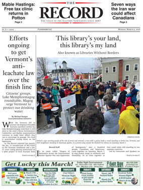 Cover of Sherbrooke Record