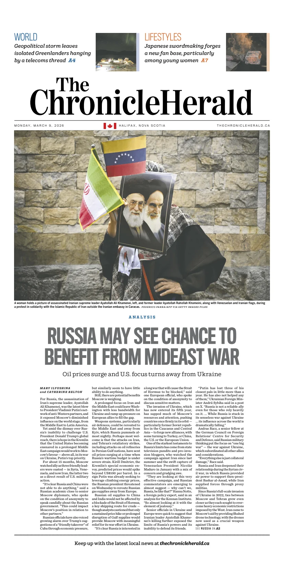 Cover of The Chronicle Herald (Provincial)