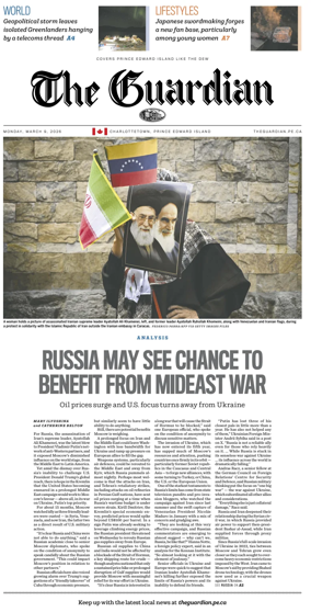 Cover of The Guardian (Charlottetown)