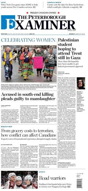 Cover of The Peterborough Examiner