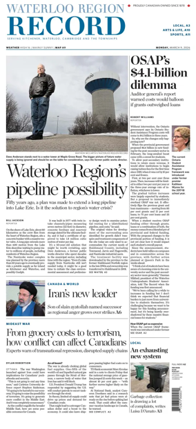 Cover of Waterloo Region Record