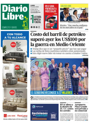 Cover of Diario Libre (Republica Dominicana)