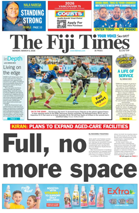 Cover of The Fiji Times