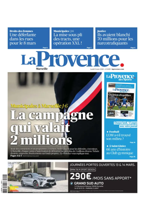 Cover of La Provence Marseille
