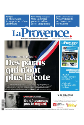 Cover of La Provence Martigues-Istres-Vitrolles-Marignane
