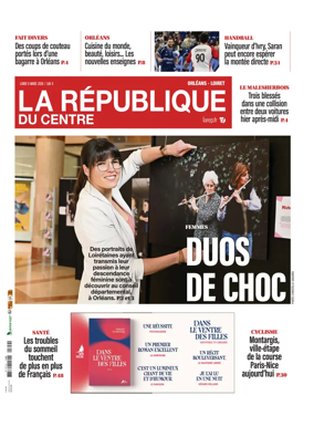 Cover of La Republique du Centre (Orleans - Loiret))