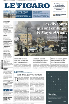 Cover of Le Figaro