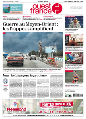 Cover of Ouest France (Caen - Bayeux - Falaise - Vire)