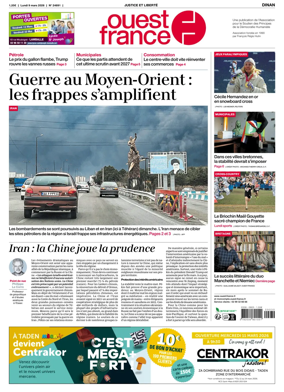 Cover of Ouest France (Dinan)