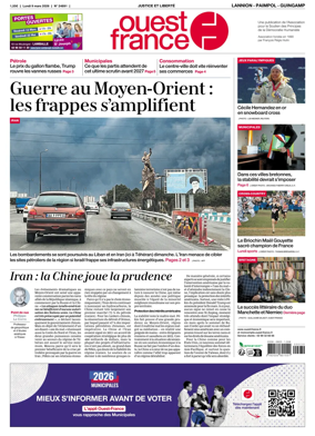 Cover of Ouest-France (Lannion / Paimpol / Guingamp)