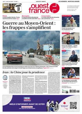 Cover of Ouest France (Les Herbiers / Montaigu)