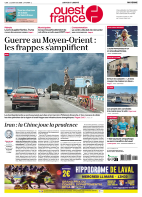 Cover of Ouest France (Mayenne)